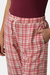 Amante Viscose Pyjama - Blush Rose Check Print — thumbnail 4